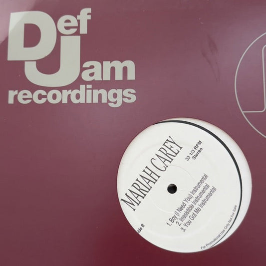 Boy / Irresistible / You Got Me [Promo 12" White Label Vinyl Single] - Vinyl