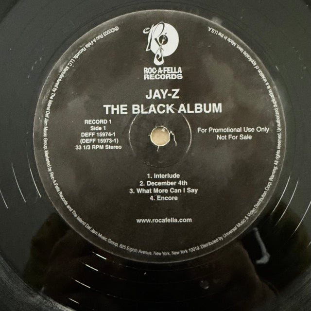 The Black Album (DEFF 15974-1 Promo Clean Advance) [2LP Vinyl] - Vinyl