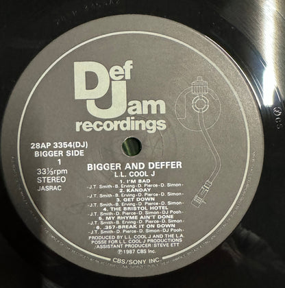 Bigger And Deffer BAD [Japanese DJ PROMO Vinyl] - Vinyl