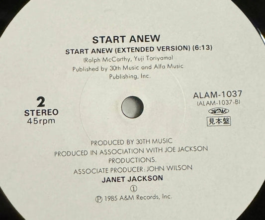 Start Anew [Japanese 12" Promo Vinyl Single] - Vinyl