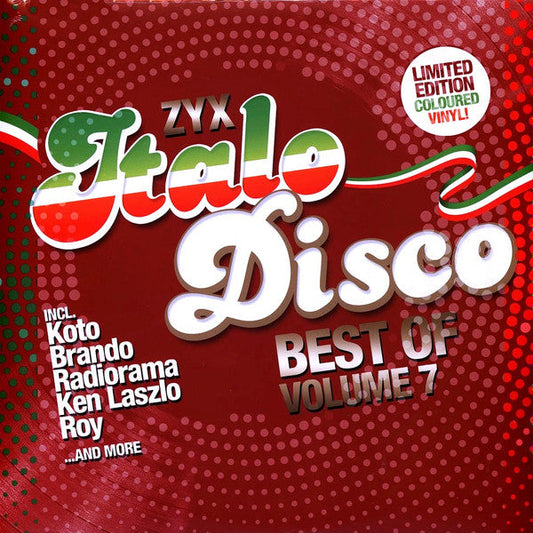 Zyx Italo Disco: Best Of Vol. 7 [2LP] (Red & White Vinyl) - Vinyl