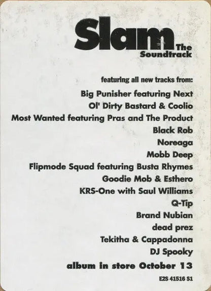 Slam The Soundtrack (E2S 4156 Promo) [2LP Vinyl] - Vinyl